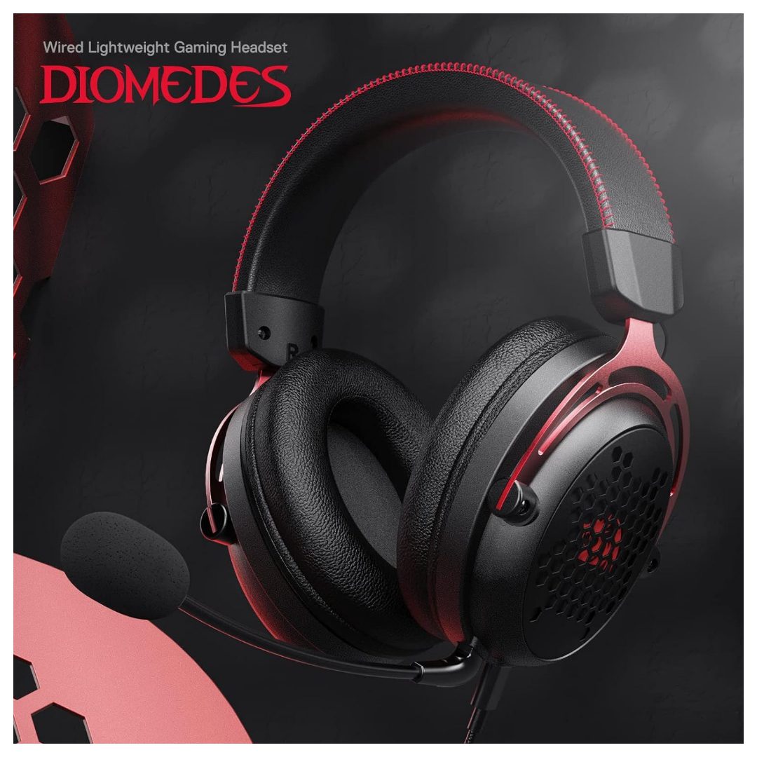 Redragon H Diomedes Wired Gaming Headset Black Computia