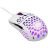 Cooler Master MM711 Glossy RGB Gaming Mouse 16000 DPI Optical Sensor - White