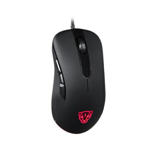 Motospeed V100 RGB Wired Gamer Mouse, 6 programmable Buttons, 6200 DPI - Black