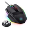 Redragon M801 RGB Wireless Gaming Mouse, 9 Programmable Buttons 16000 DPI - Black