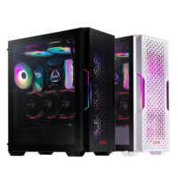 Looking for a powerful and stylish ATX case? Check out the XPG STARKER AIR Mid-Tower ATX Case. With its sleek design and optimized airflow, this case is perfect for gamers and PC enthusiasts alike. Plus, it's easy to build in and comes with plenty of room for customization. Upgrade your setup today with the XPG STARKER AIR.
