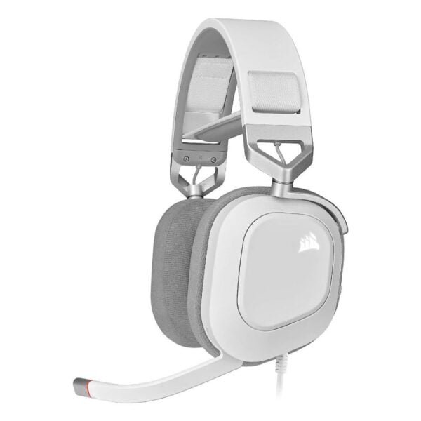 Corsair HS80 RGB Wired Premium Gaming Headset - White