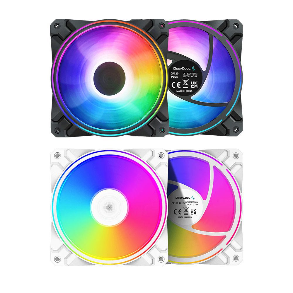 Deepcool CF120 Plus RGB Case Fan Triple Pack