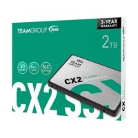 Team Group CX2 2.5" 2TB SATA III 3D TLC Internal Solid State Drive (SSD)