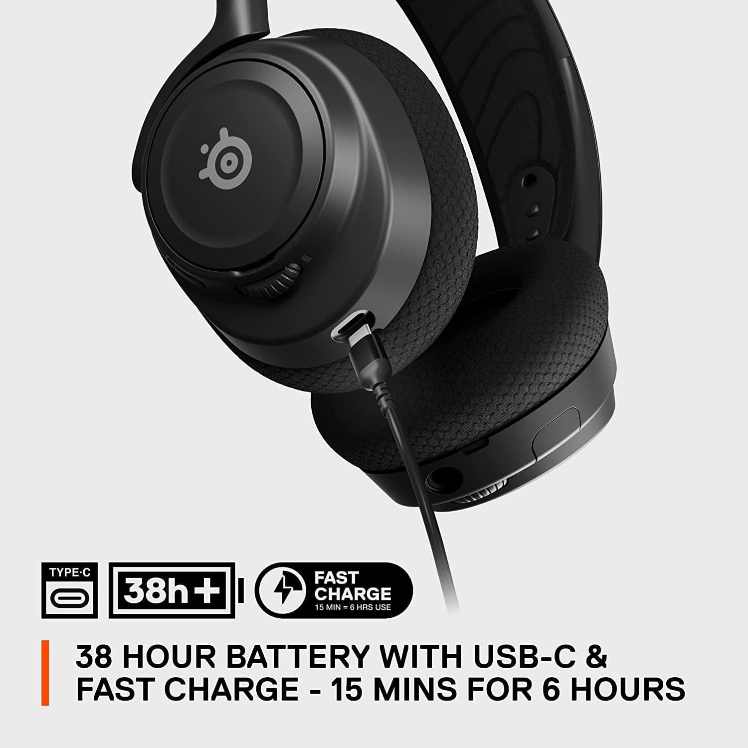 SteelSeries Arctis Nova 7 - Multi-System Wireless Headset for Gaming and Mobile - Nova Acoustic System - Simultaneous 2.4GHz and Bluetooth - 38 Hour Battery - USB-C - PC, PlayStation, Switch