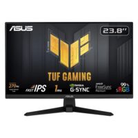 ASUS TUF Gaming 23.8” 1080P Monitor (VG249QM1A) - Full HD, Fast IPS, 270Hz, 1ms, Extreme Low Motion Blur, Speakers, 99% sRGB, G-Sync Compatible/FreeSync Premium, DisplayPort, HDMI,BLACK