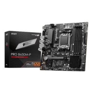 MSI Pro B650M-P AM5 DDR5 Micro-ATX Motherboard - Black