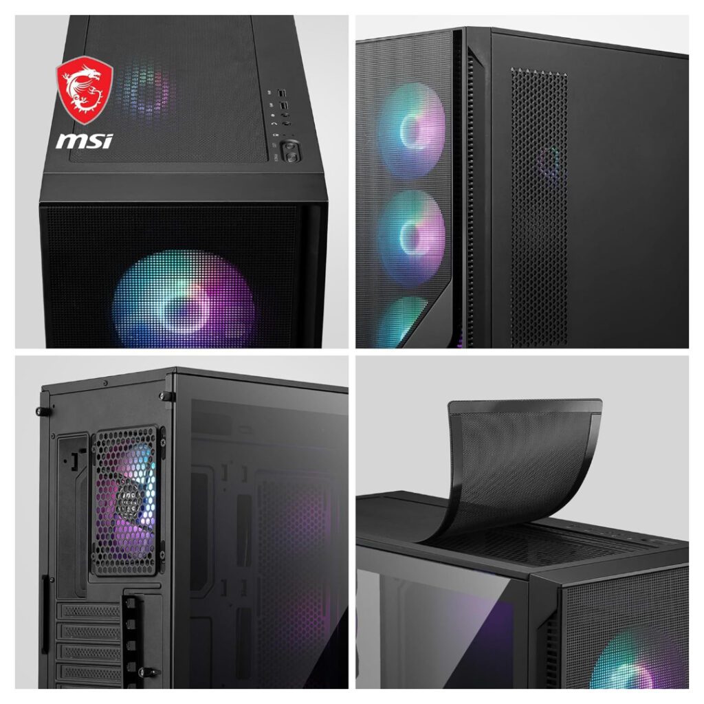 MSI MAG Forge 320R Airflow Mid-Tower Gaming Case - Computia