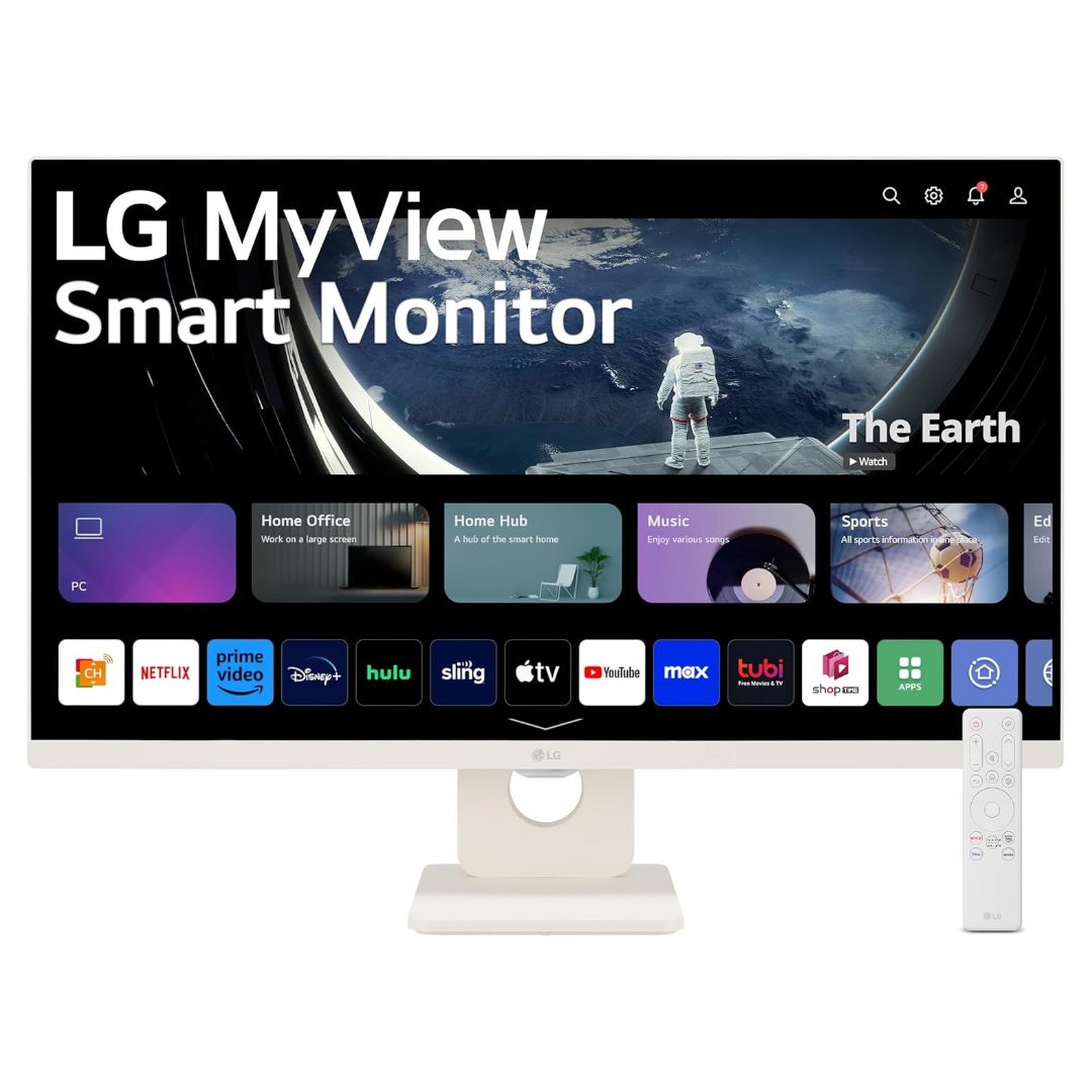 LG MyView 27" FHD Smart Monitor | webOS & Wi-Fi