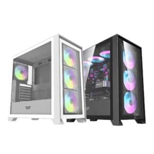 Darkflash DRX90 Glass ATX PC Case - 4 ARGB Fans