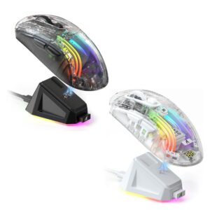 ATTACK SHARK X2 Pro Wireless Gaming Mouse - 2.4GHz, RGB Charging Dock