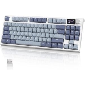 Attack Shark - K86 RGB 75% Wireless Mechanical Keyboard with LCD Screen - Peppermint