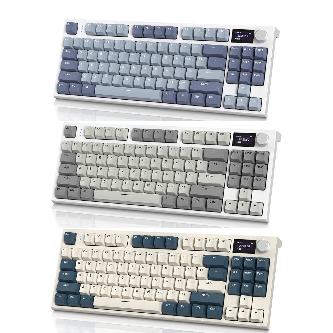 Attack Shark K86 RGB 75% Wireless Mechanical Keyboard with LCD Screen Attack Shark K86 RGB 75 Percent Wireless Mechanical Keyboard with LCD Screen