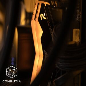 Alternative view of TEAMGROUP T-Force Delta RGB DDR5 Ram 64GB (2x32GB) 6000MHz - Black