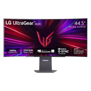 LG 45GS95QE 45-Inch Ultragear OLED Curved WQHD Gaming Monitor