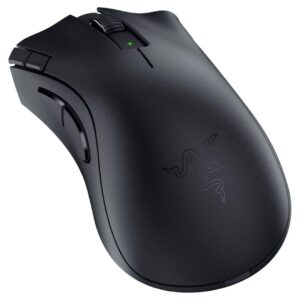 Ergonomic side view of Razer DeathAdder V2 X HyperSpeed Mouse