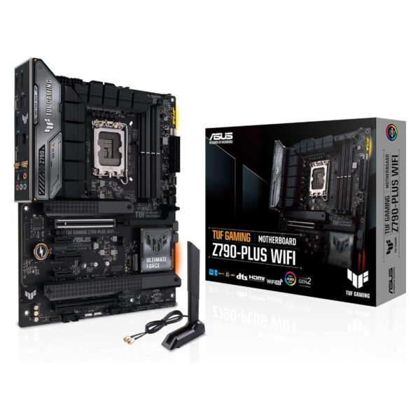 ASUS TUF Z790-Plus WiFi LGA 1700 ATX DDR5 Motherboard with PCIe 5.0, WiFi 6, and AI Noise Cancellation