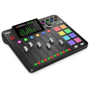 RØDE RØDECaster Pro II audio production console with touchscreen and SMART pads for podcasting and streaming