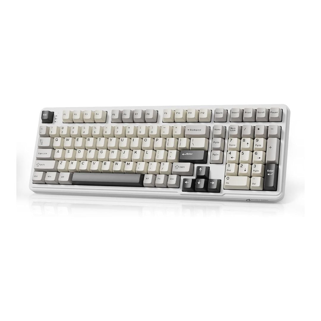 Attack Shark X98 Tri-Mode Mechanical Keyboard – Starlight White