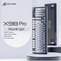 Attack Shark X98 Moonlit Night Tri-Mode Hot Swappable Mechanical Keyboard - RGB, Gasket Mount