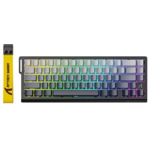 ATTACK SHARK X68 HE Rapid Trigger Keyboard - 66 Keys, 8000Hz, Magnetic Switches, RGB Backlit