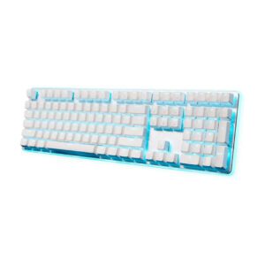 Royal Kludge RK918 RGB Wired Mechanical Keyboard - White - 108 Full-Size Keys