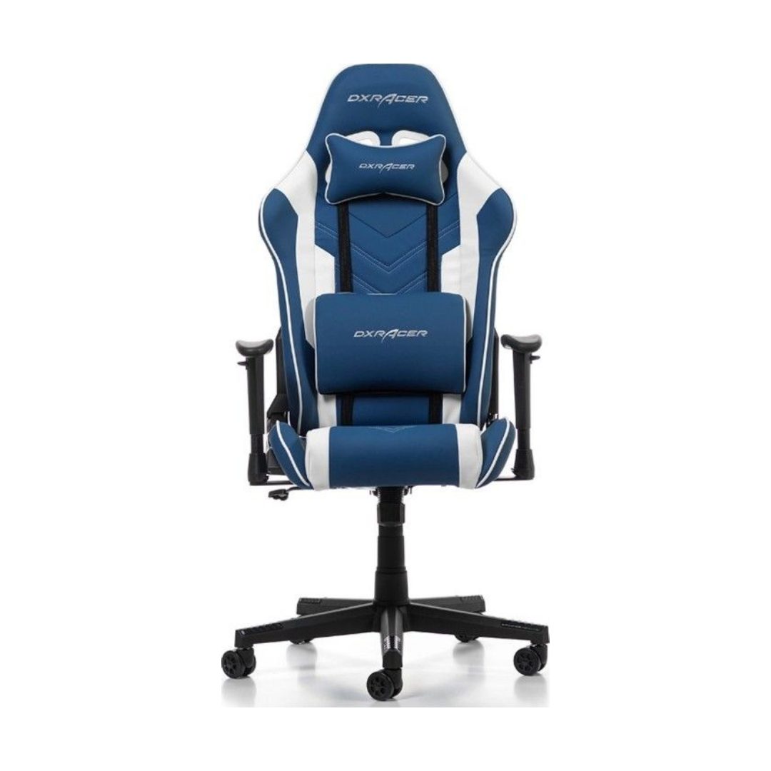 ✅ DXRacer P132 Prince Series Gaming Chair - Blue/White - Ergonomic & Stylish