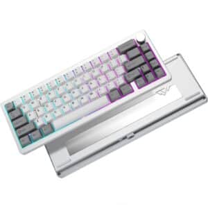 YUNZII AL68 Wireless Mechanical Keyboard Silver Milk Full Aluminum 65% Layout
