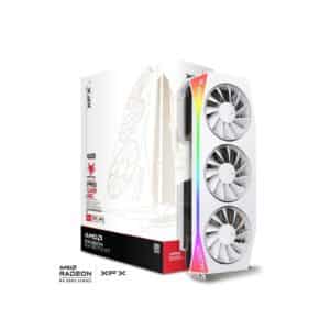 XFX Mercury RX 9070 XT OC Gaming Edition 16GB G6 3xDP GPU - White