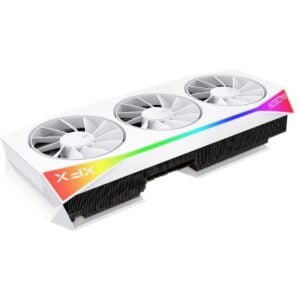 Alternative view of XFX Mercury RX 9070 XT OC Gaming Edition 16GB G6 3xDP GPU - White