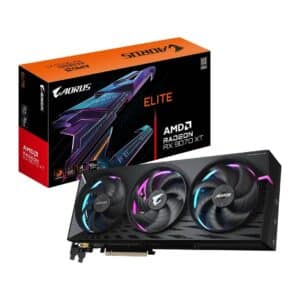 Gigabyte AORUS Radeon RX 9070 XT Elite 16G Graphics Card - 16GB GDDR6, 256bit,