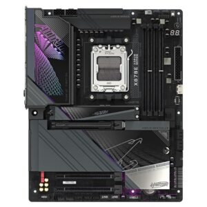 Alternative view of GIGABYTE X870E AORUS Master AMD AM5 LGA 1718 Motherboard, ATX, DDR5