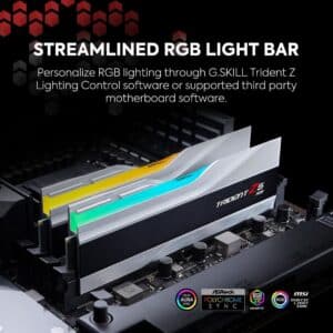 Alternative view of G.SKILL Trident Z5 RGB Series DDR5 RAM 64GB (2x32GB) 6000MT/s - Intel XMP 3.0