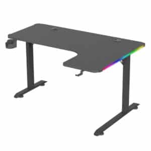 ACE L Shape Edition Gaming Desk 1.6 meter Table Black - Right Side