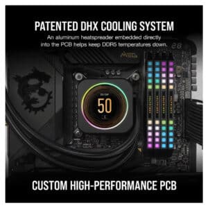 Alternative view of Corsair Dominator Platinum RGB DDR5 RAM 64GB (2x32GB) 6000MHz