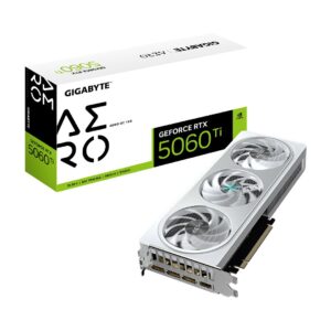 GIGABYTE GeForce RTX 5060 Ti AERO OC 16G Graphics Card 128-bit GDDR7