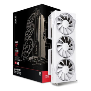 XFX Swift Radeon RX 9070 OC 16GB 90mm Fan Gaming Edition Graphics Card - White