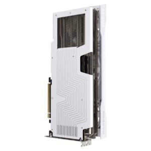 Alternative view of XFX Swift Radeon RX 9070 OC 16GB 90mm Fan Gaming Edition Graphics Card - White