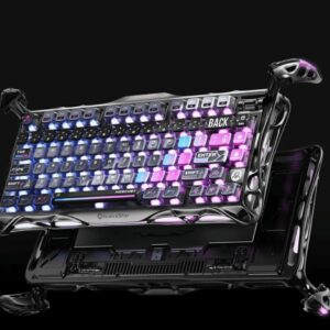 Gravastar Mercury K1 Pro Cyberpunk RGB Mechanical Keyboard