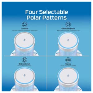 Alternative view of HyperX Quadcast 2 Frost USB Microphone for Gaming - White