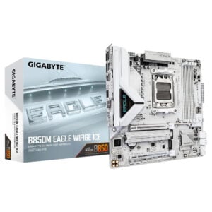 GIGABYTE B850M Eagle WIFI6E AMD AM5 mATX DDR5 Motherboard White