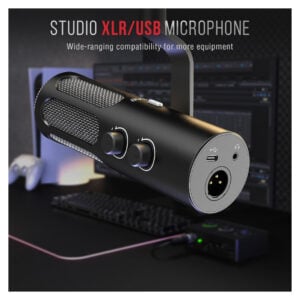 Alternative view of FIFINE Tank 3 XLR/USB Podcast Dynamic Microphone