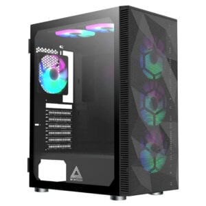 Montech X3 Glass ATX Mid-Tower PC Gaming Case - Black