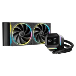 Deepcool AIO Liquid Cooler LM240 A-RGB Customizable 2.4" IPS LCD Screen<span> - </span>Black
