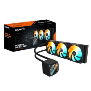GIGABYTE Gaming 360 Liquid CPU Cooler 360mm Radiator<span> - </span>Black