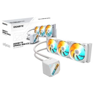 GIGABYTE Gaming 360 Liquid CPU Cooler 360mm Radiator<span> - </span>White