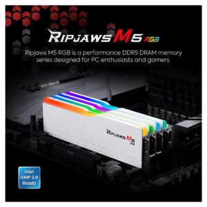 Alternative view of G.SKILL Ripjaws M5 RGB Series DDR5 RAM 64GB (2x32GB) 5200MT/s