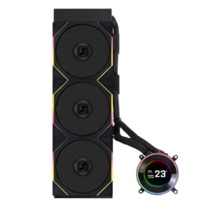 Lian Li Hydroshift II LCD-C 360 Liquid CPU Cooler – TL Edition Fans<span> - </span>Black