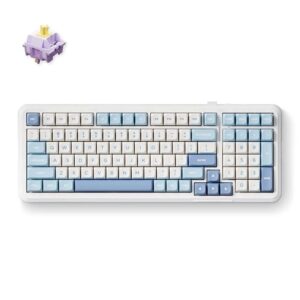 MCHOSE K99 V1 Hyacinth Switch Custom Switches Wireless Gaming Keyboard - Sky Blue