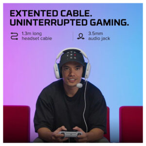 Alternative view of HyperX Cloud Stinger 2 Core Wired PC/PlayStation Headset - White